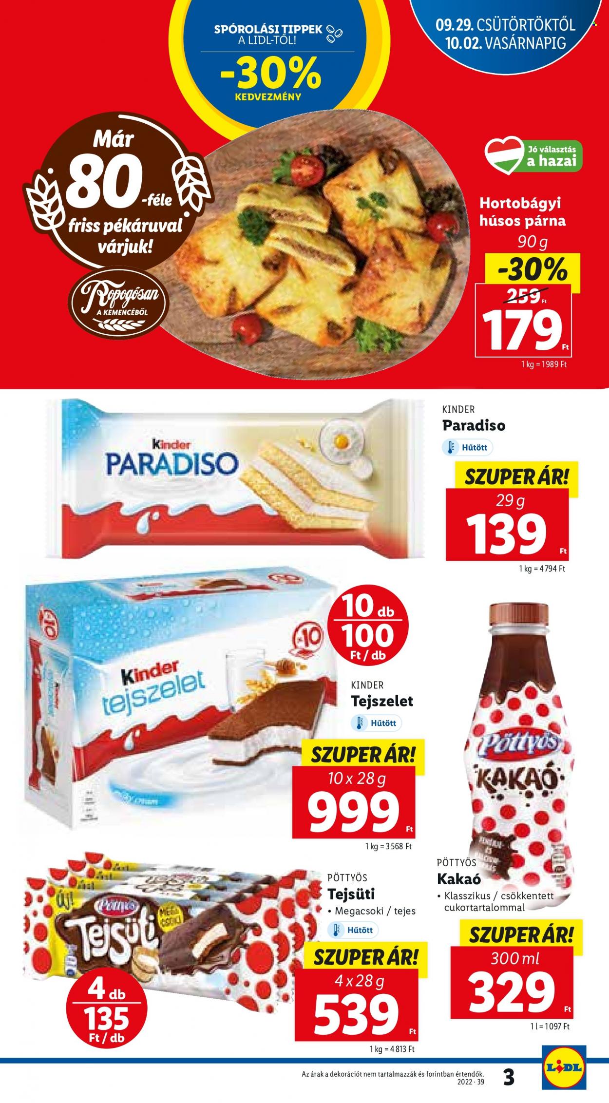 Lidl akciós újságok - 2022.09.29 - 2022.10.05. Oldal 3