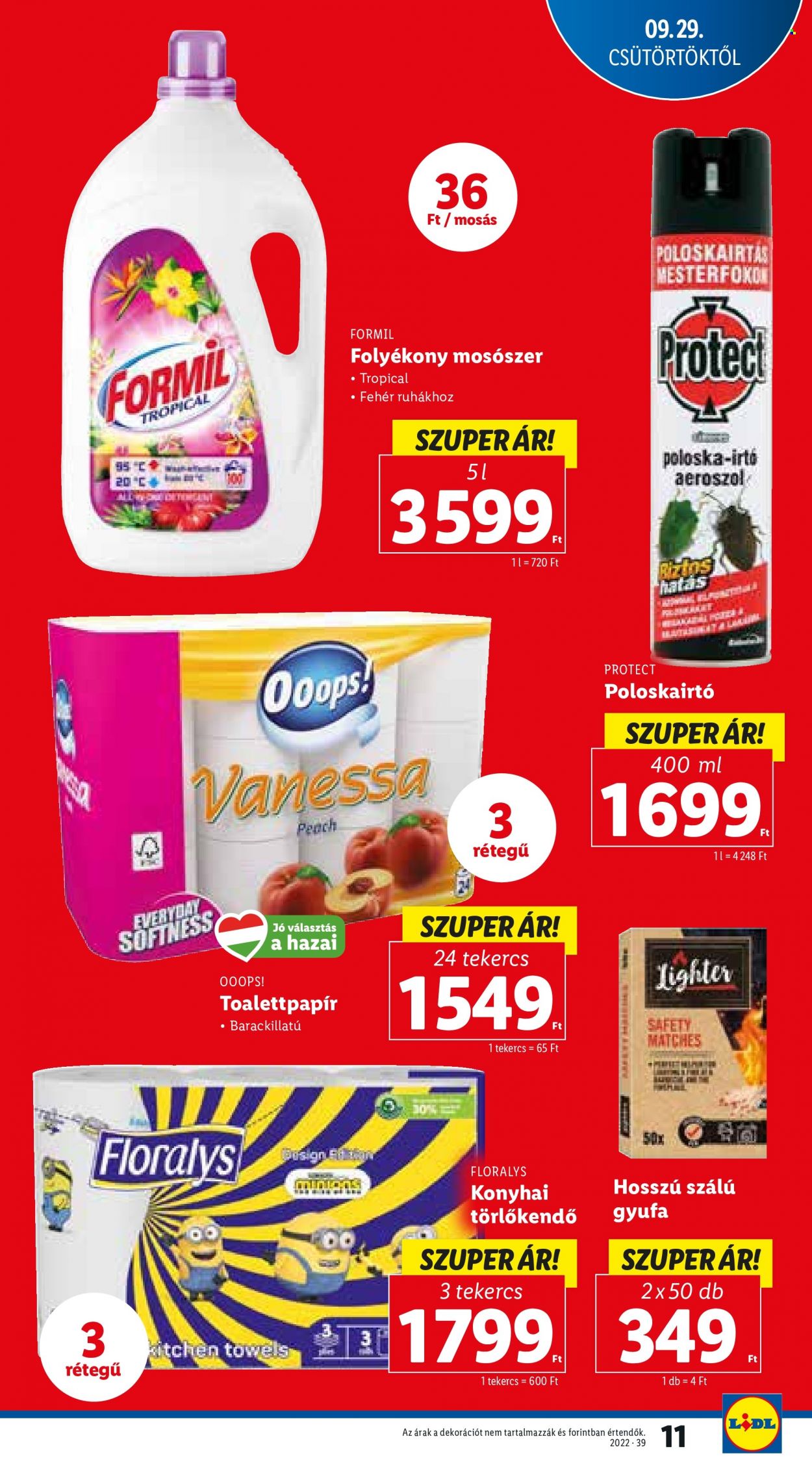 Lidl akciós újságok - 2022.09.29 - 2022.10.05. Oldal 11