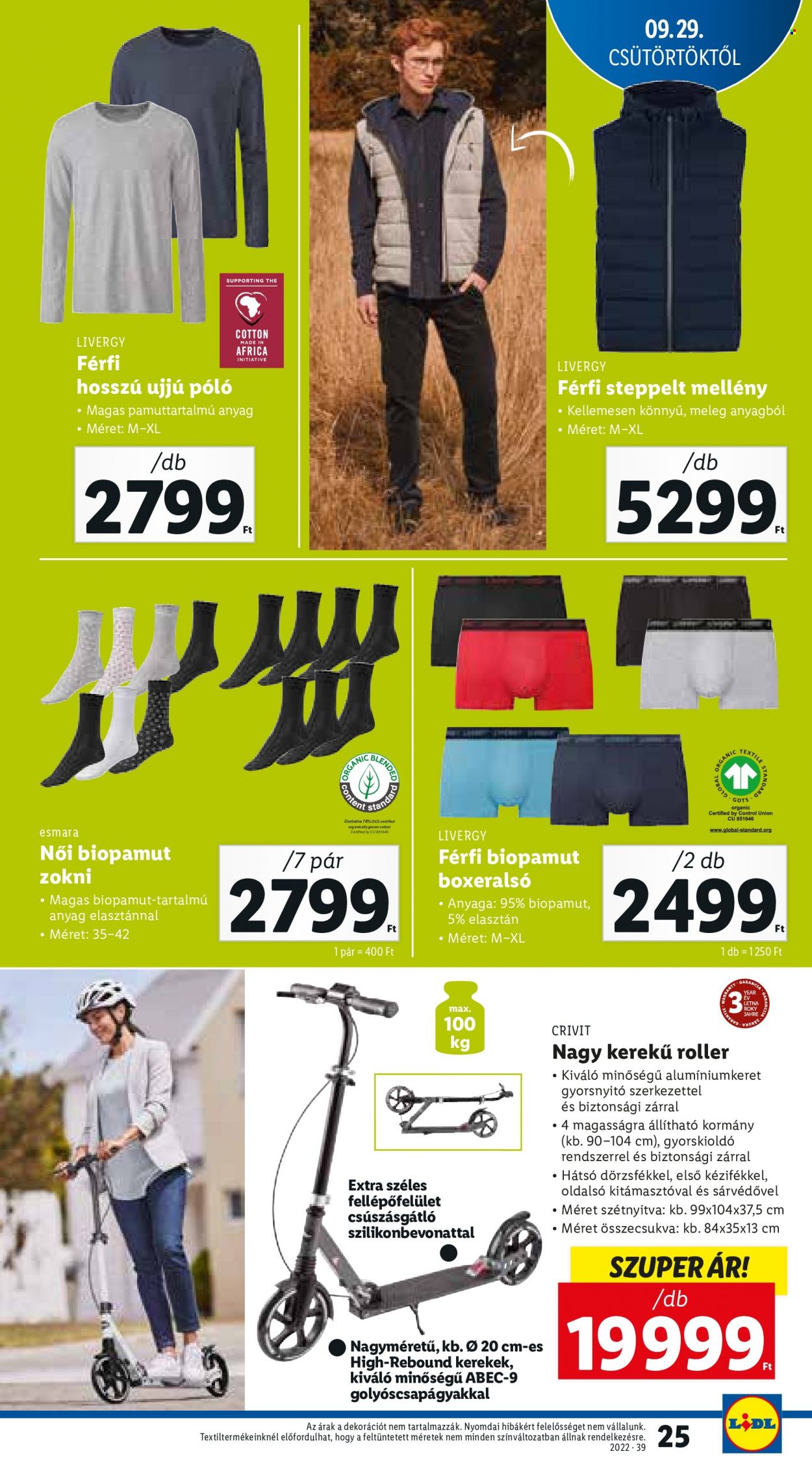 Lidl akciós újságok - 2022.09.29 - 2022.10.05. Oldal 25