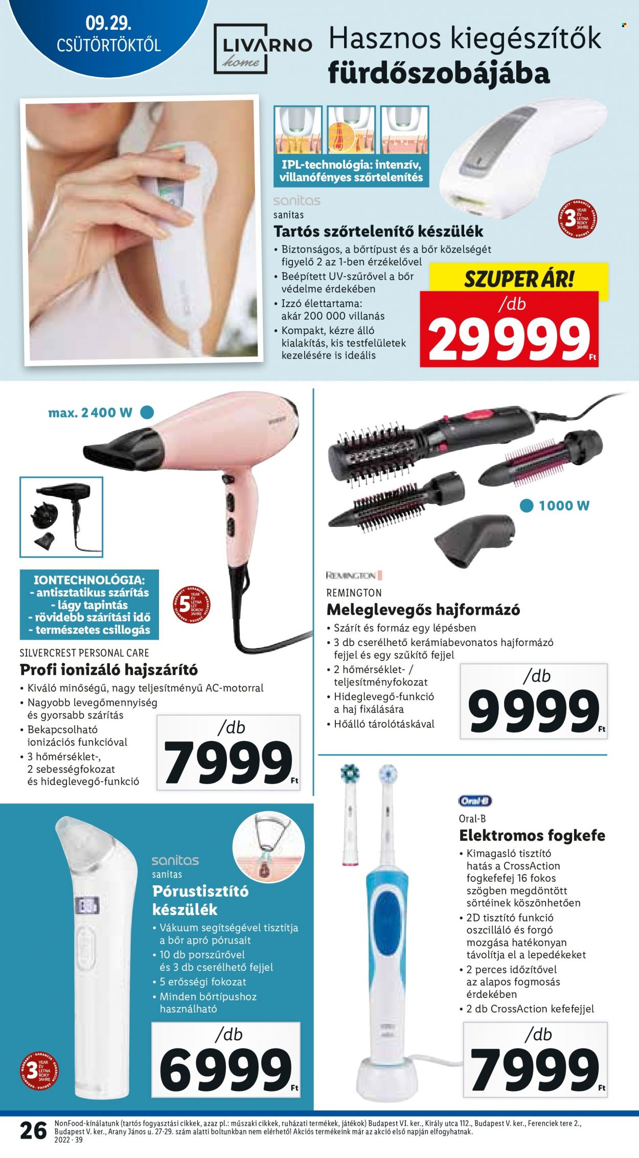 Lidl akciós újságok - 2022.09.29 - 2022.10.05. Oldal 26