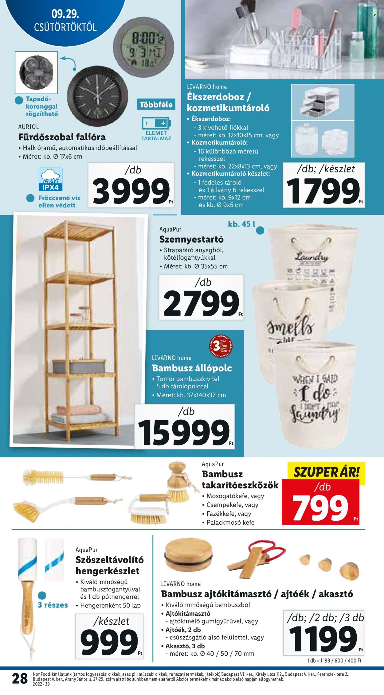 Lidl akciós újságok - 2022.09.29 - 2022.10.05. Oldal 28