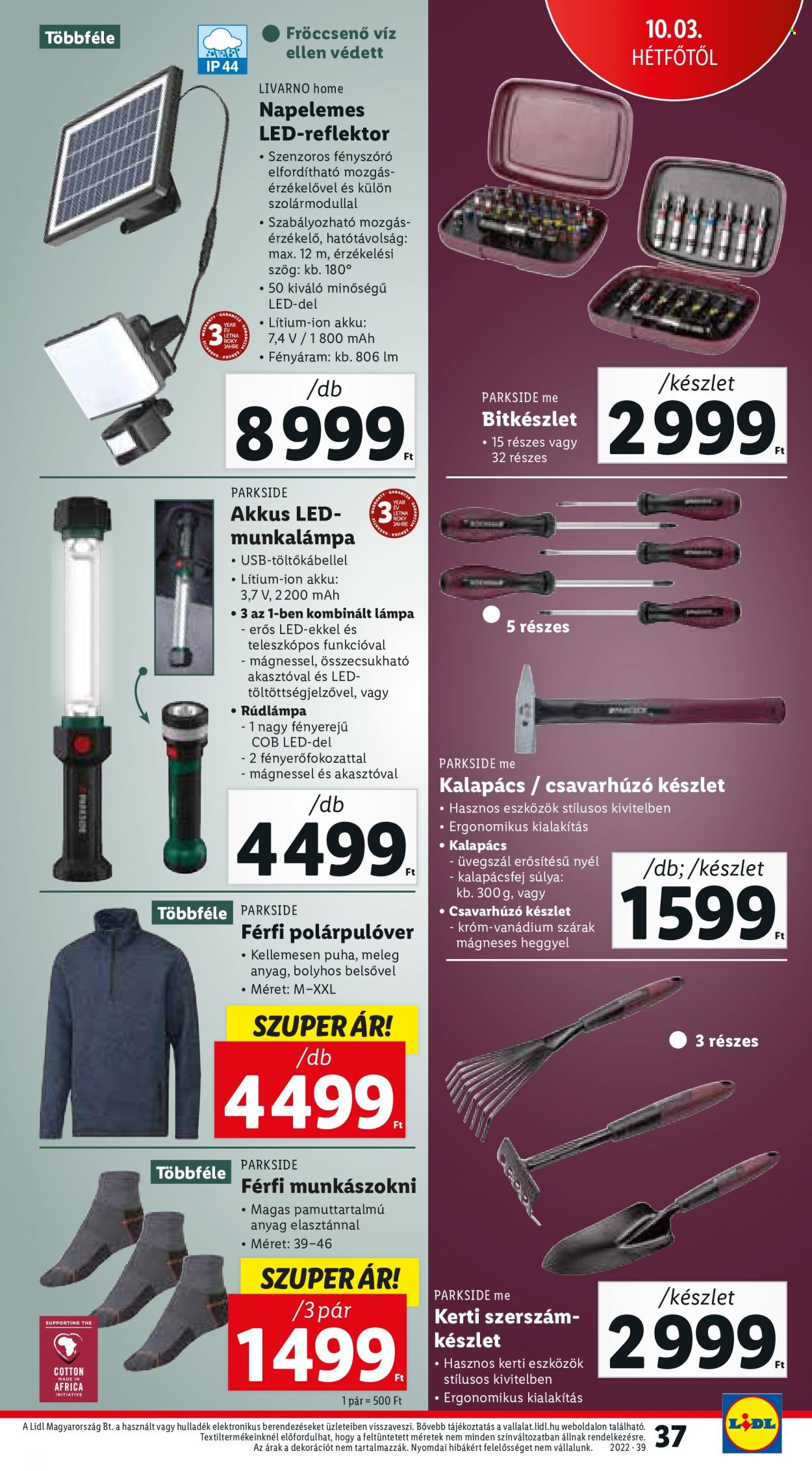 Lidl akciós újságok - 2022.09.29 - 2022.10.05. Oldal 37