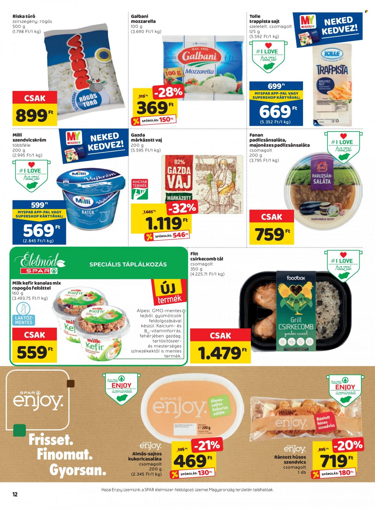 SPAR akciós újságok - 2022.09.29 - 2022.10.05. Oldal 16