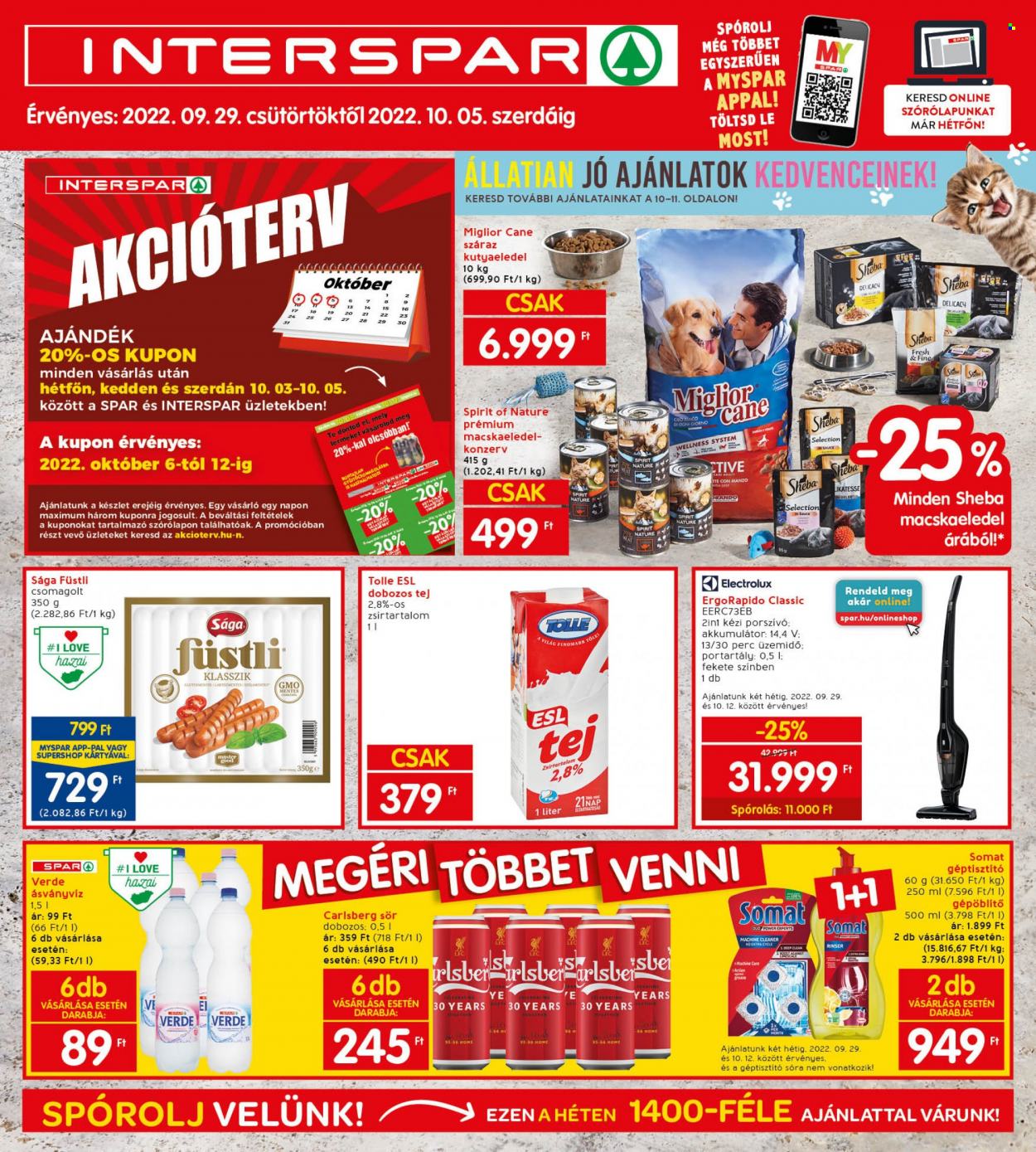 INTERSPAR akciós újságok - 2022.09.29 - 2022.10.05. Oldal 1