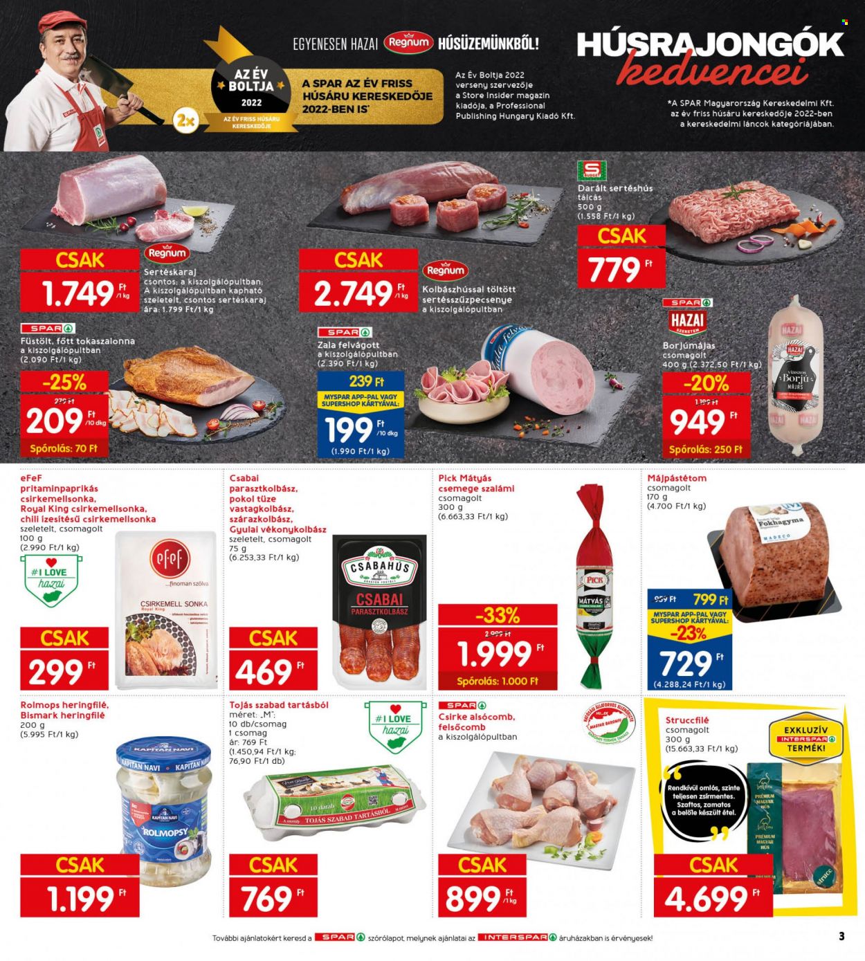 INTERSPAR akciós újságok - 2022.09.29 - 2022.10.05. Oldal 5