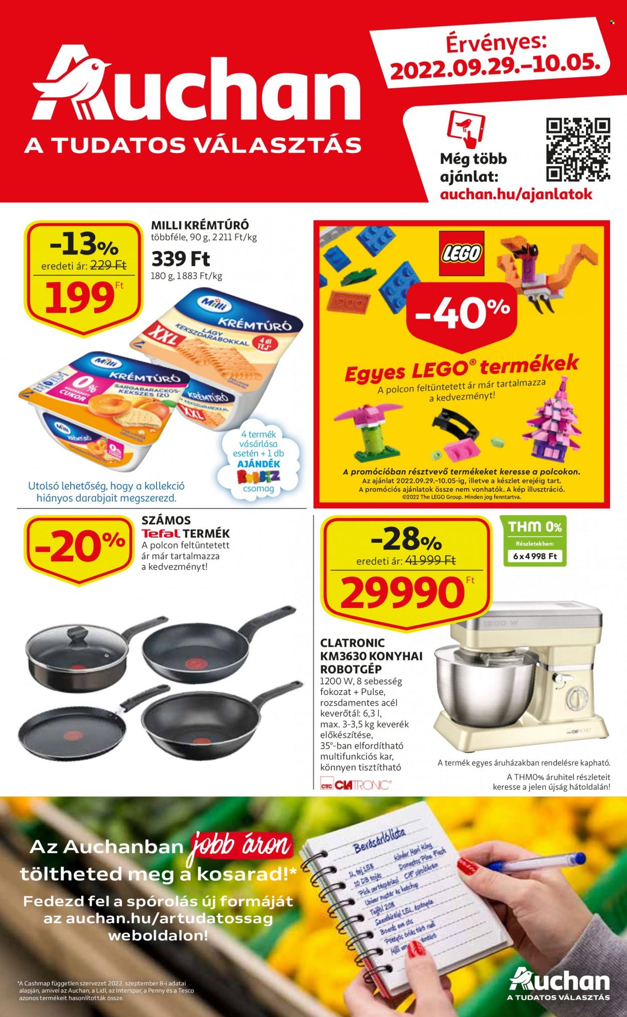 Auchan akciós újságok - 2022.09.29 - 2022.10.05. Oldal 1