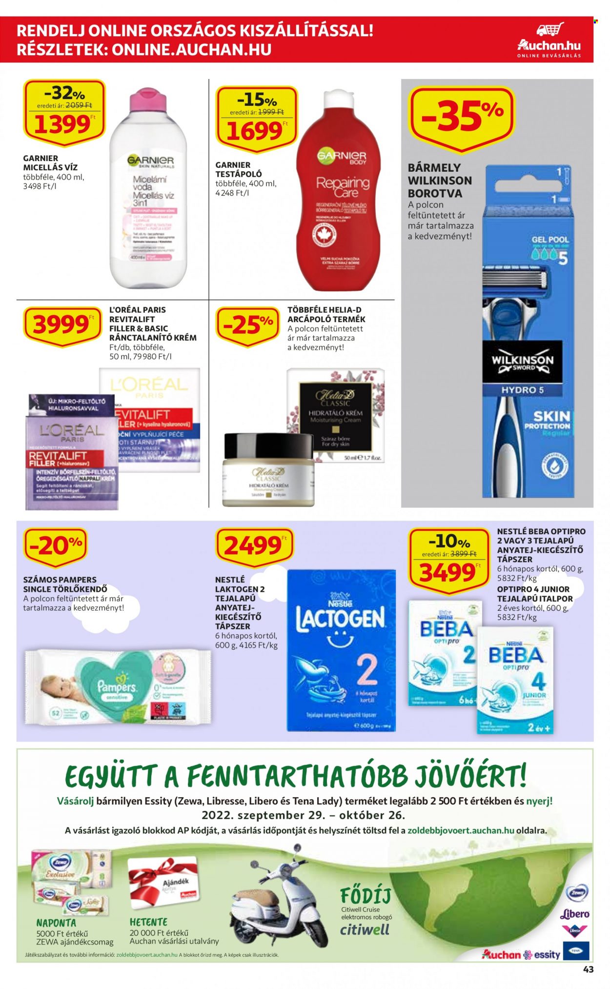 Auchan akciós újságok - 2022.09.29 - 2022.10.05. Oldal 43