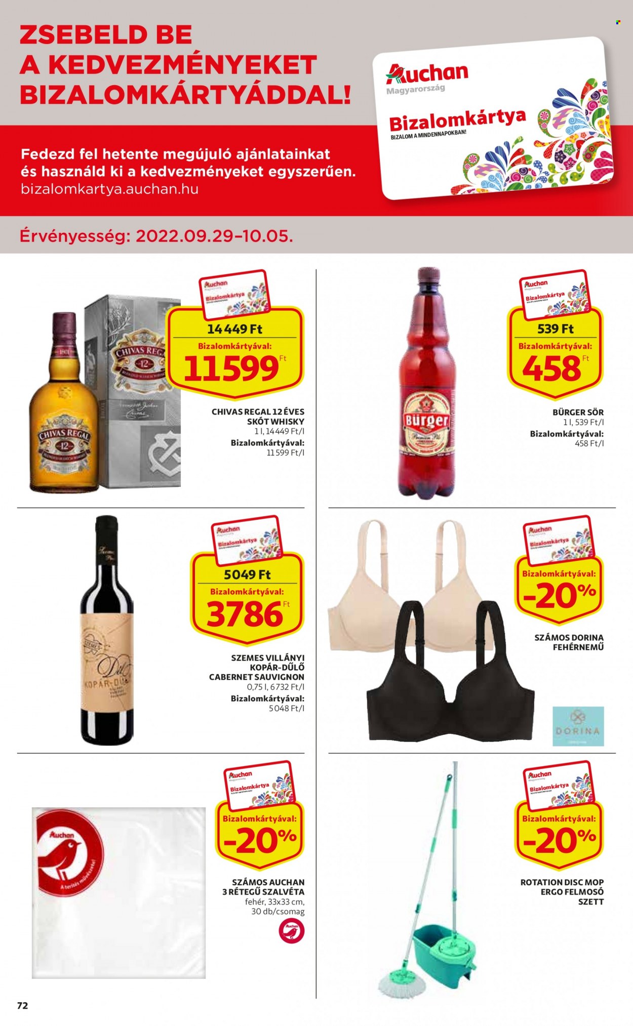 Auchan akciós újságok - 2022.09.29 - 2022.10.05. Oldal 72