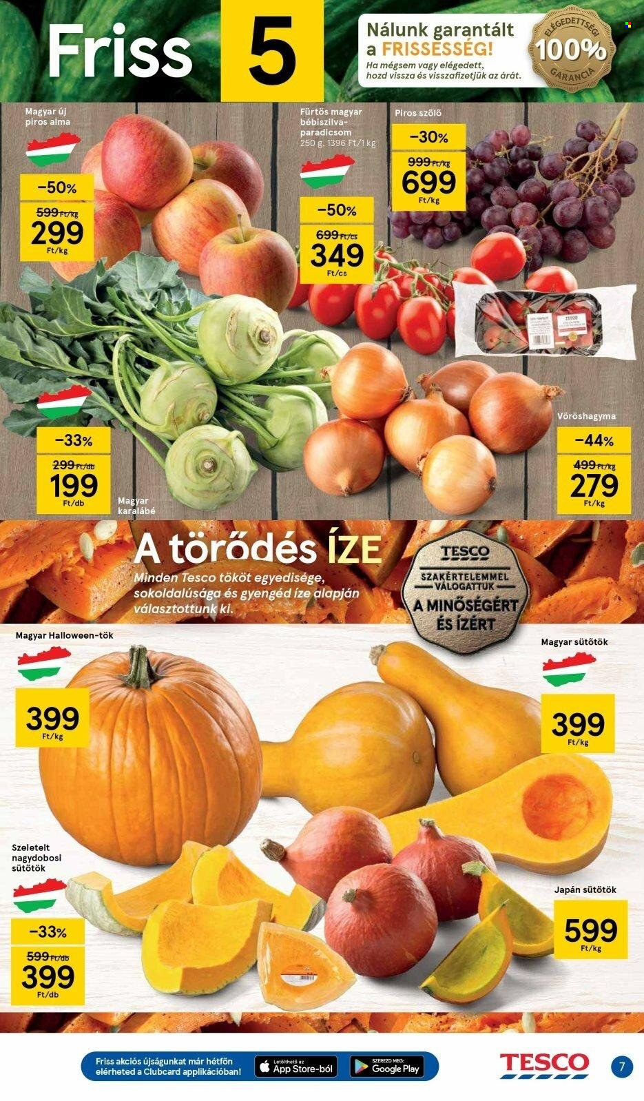 TESCO akciós újságok - 2022.09.29 - 2022.10.05. Oldal 7
