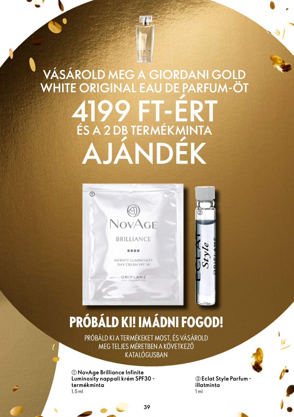 Oriflame akciós újságok - 2022.09.28 - 2022.10.18. Oldal 39