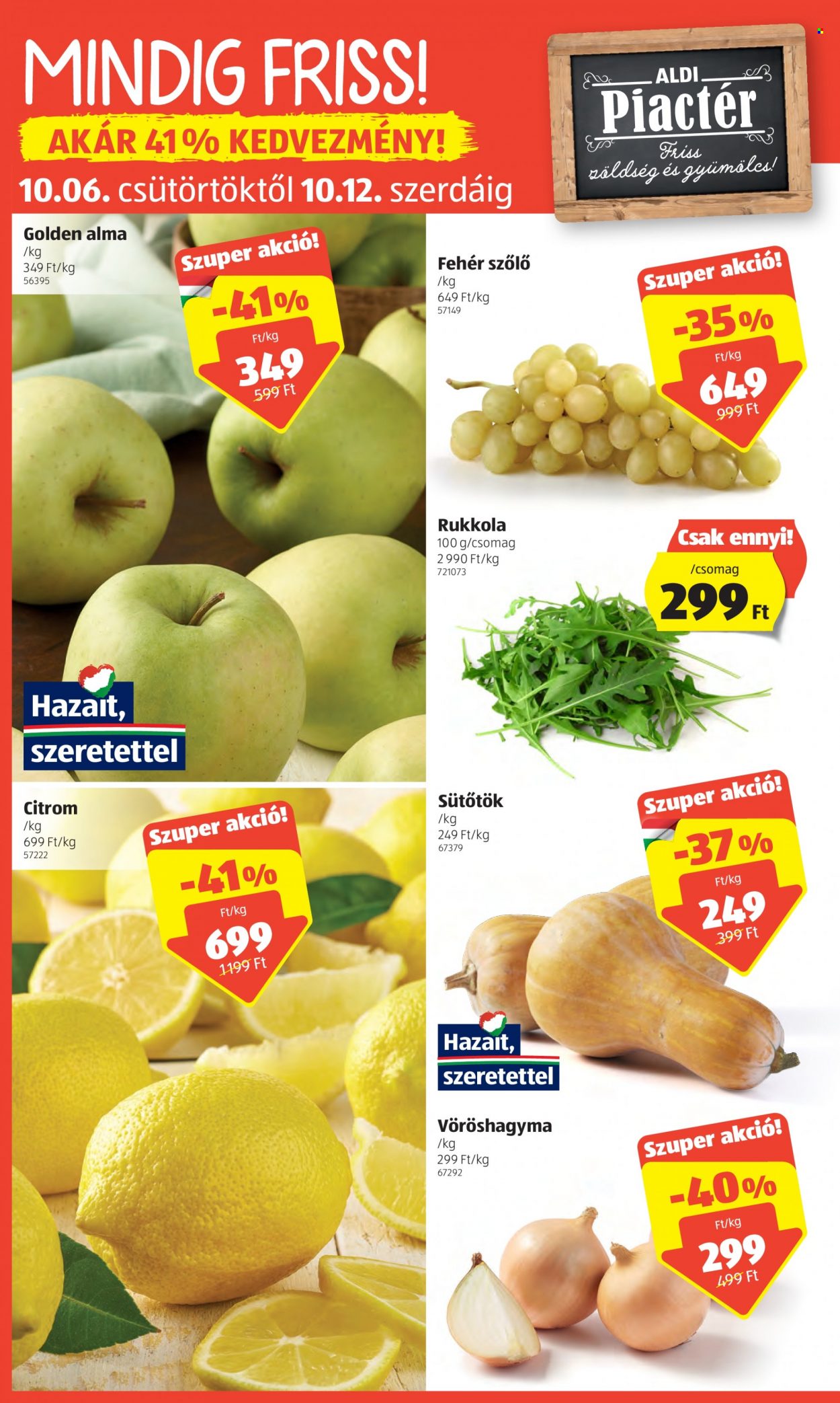 Aldi akciós újságok - 2022.10.06 - 2022.10.12. Oldal 2