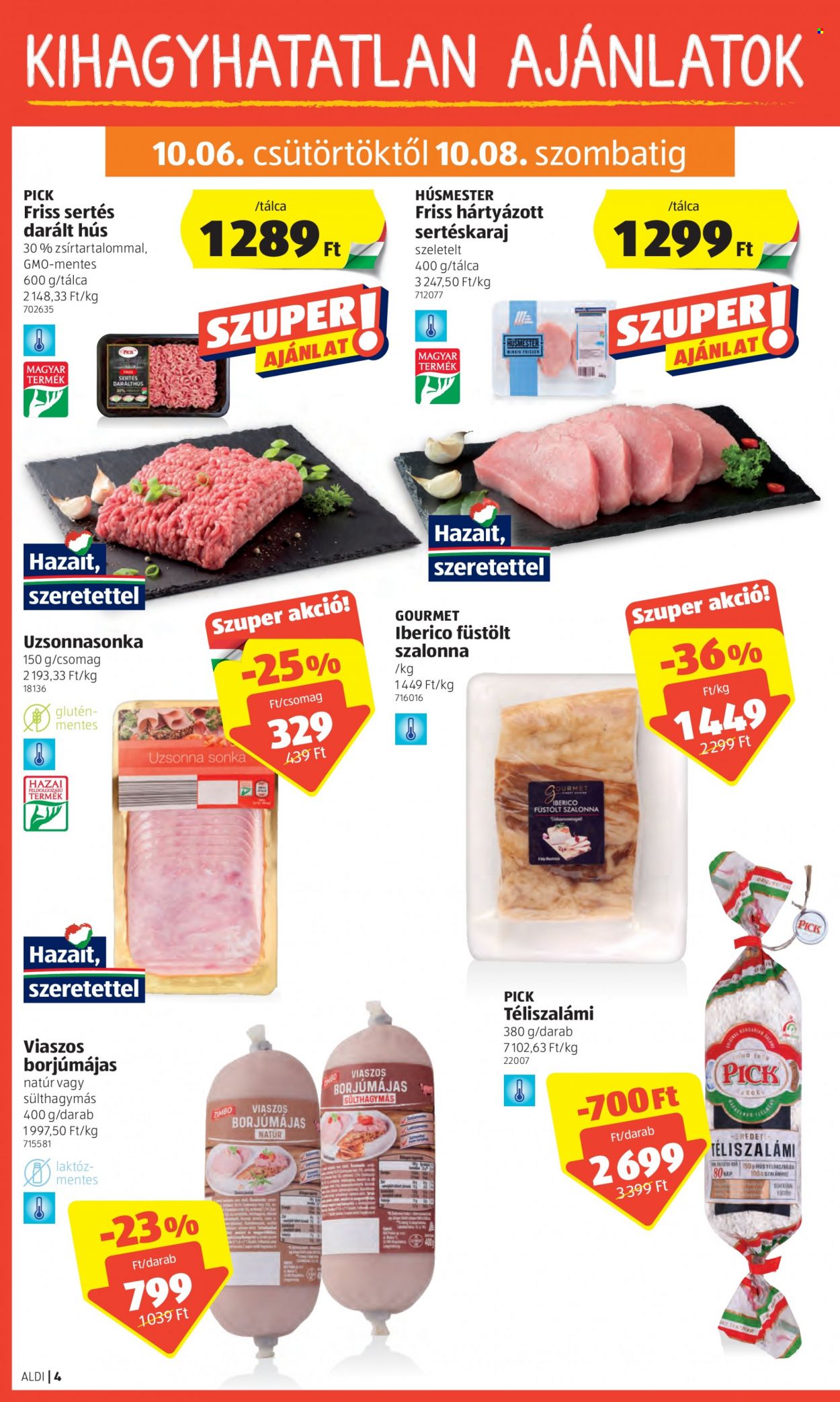 Aldi akciós újságok - 2022.10.06 - 2022.10.12. Oldal 4