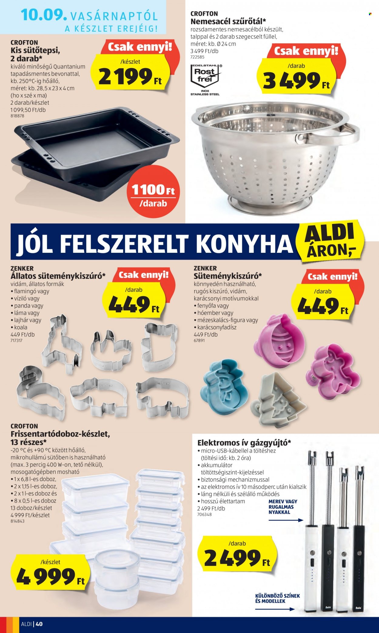 Aldi akciós újságok - 2022.10.06 - 2022.10.12. Oldal 40