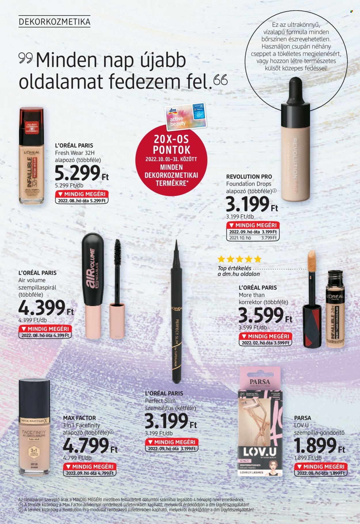 dm drogerie markt akciós újságok - 2022.10.01 - 2022.10.31. Oldal 4