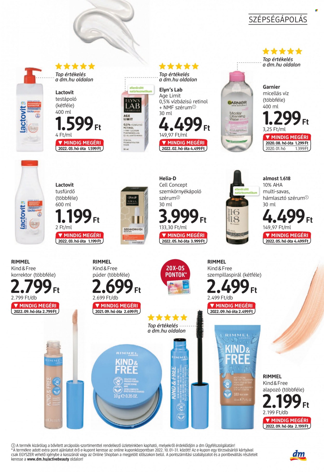 dm drogerie markt akciós újságok - 2022.10.01 - 2022.10.31. Oldal 9