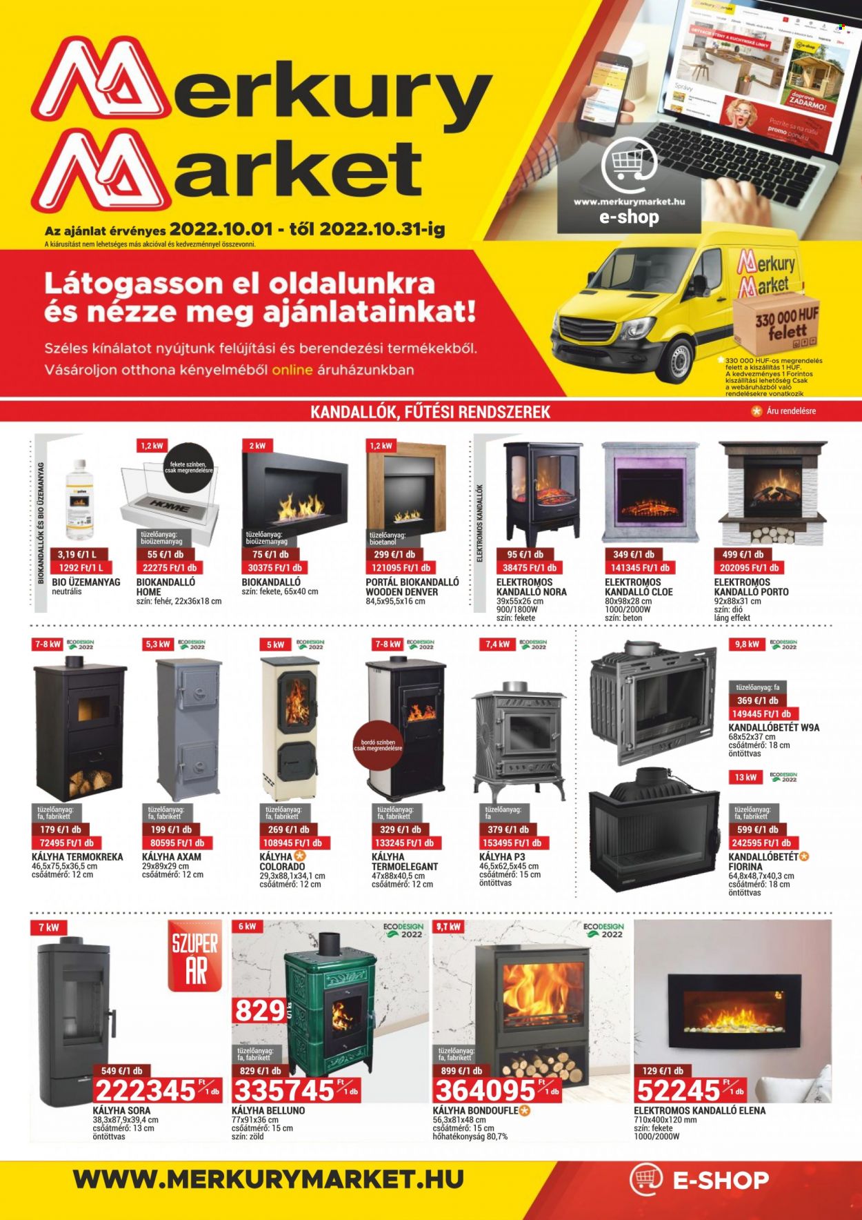 Merkury Market akciós újságok - 2022.10.01 - 2022.10.31. Oldal 1