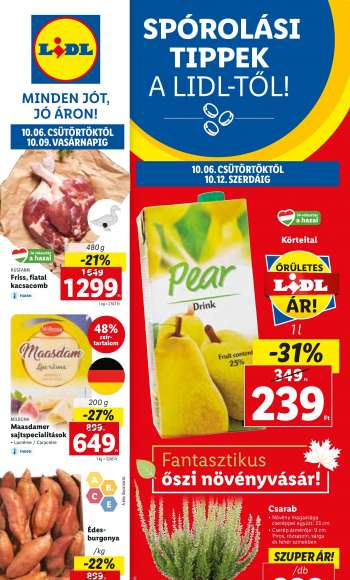 Újság Lidl - 2022.10.06 - 2022.10.12.