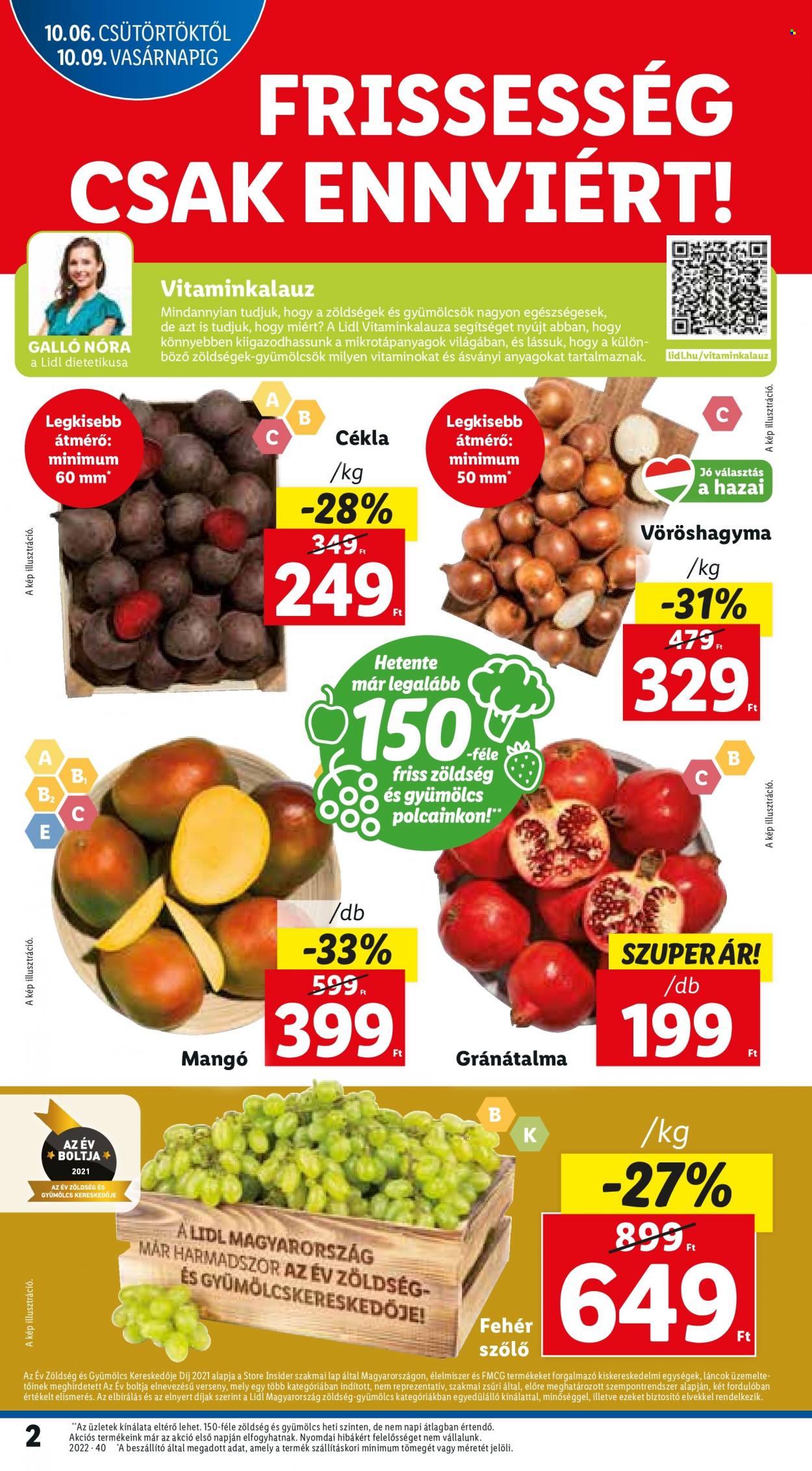 Lidl akciós újságok - 2022.10.06 - 2022.10.12. Oldal 2