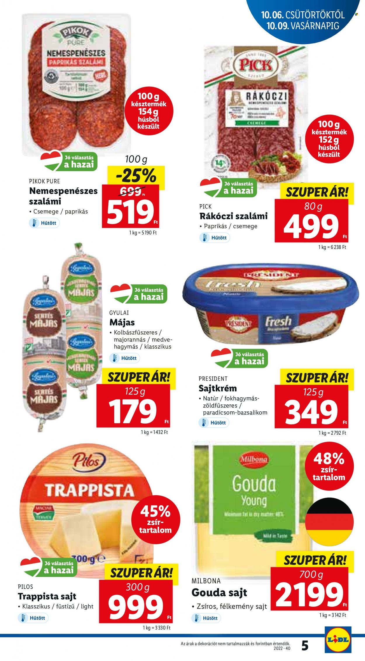 Lidl akciós újságok - 2022.10.06 - 2022.10.12. Oldal 5