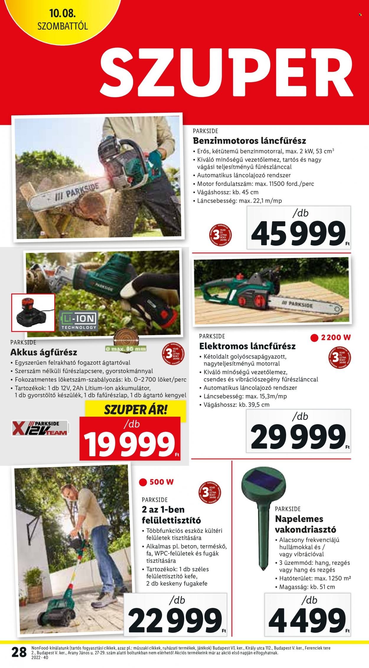 Lidl akciós újságok - 2022.10.06 - 2022.10.12. Oldal 30