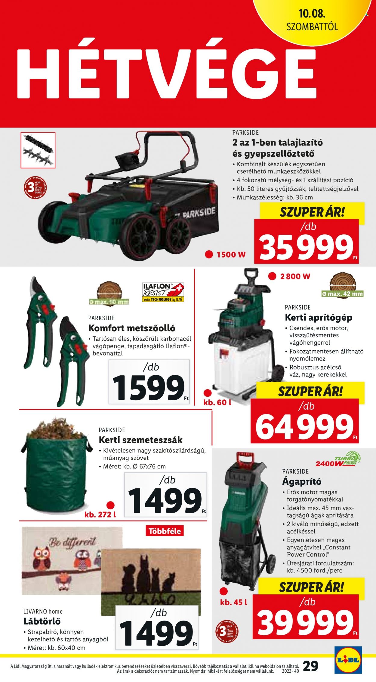 Lidl akciós újságok - 2022.10.06 - 2022.10.12. Oldal 31