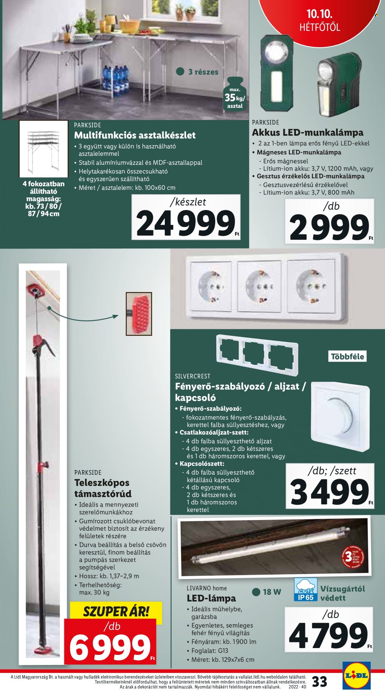 Lidl akciós újságok - 2022.10.06 - 2022.10.12. Oldal 35