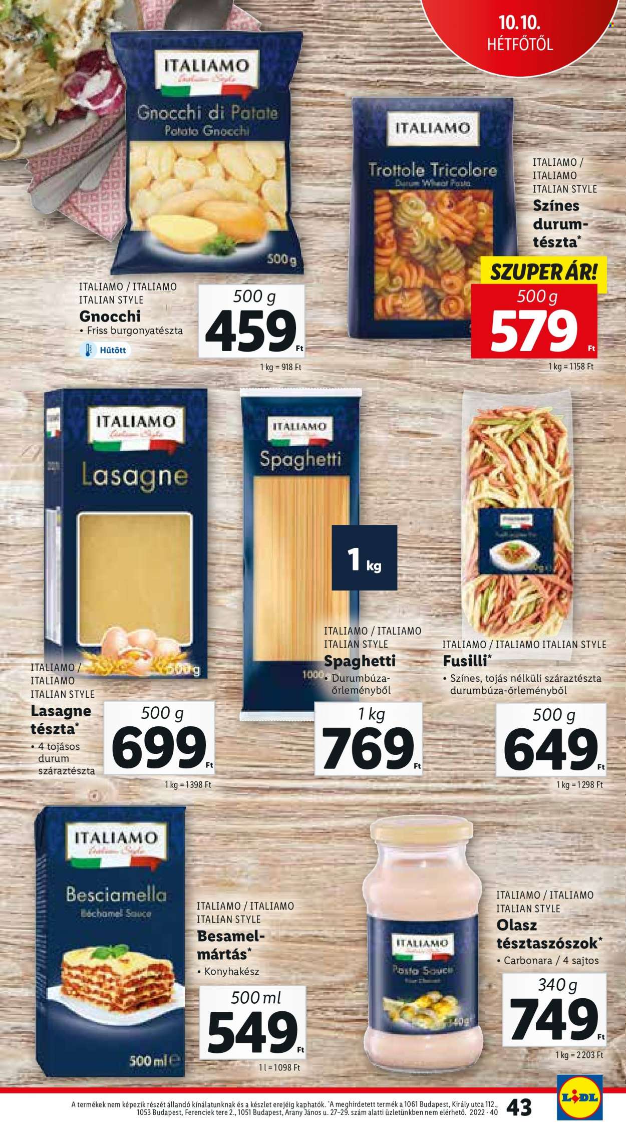 Lidl akciós újságok - 2022.10.06 - 2022.10.12. Oldal 45