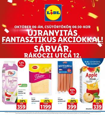 Újság Lidl - 2022.10.06 - 2022.10.09.