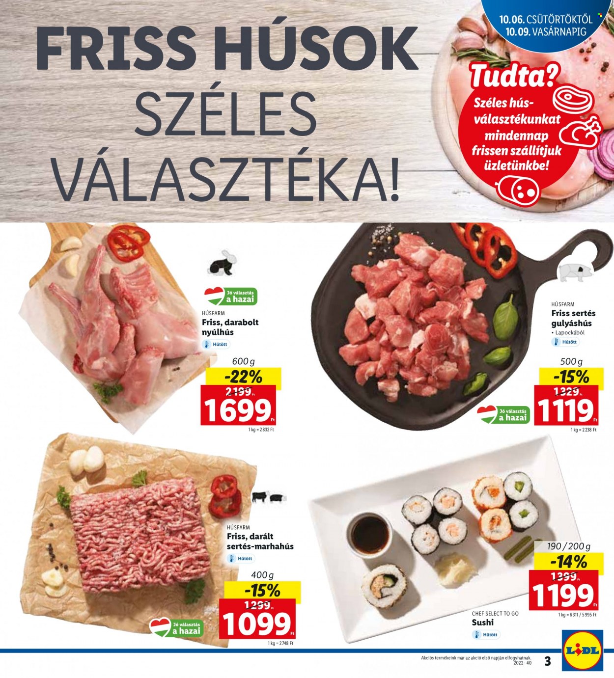 Lidl akciós újságok - 2022.10.06 - 2022.10.09. Oldal 3