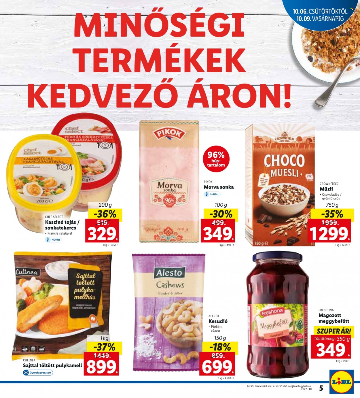 Lidl akciós újságok - 2022.10.06 - 2022.10.09. Oldal 5