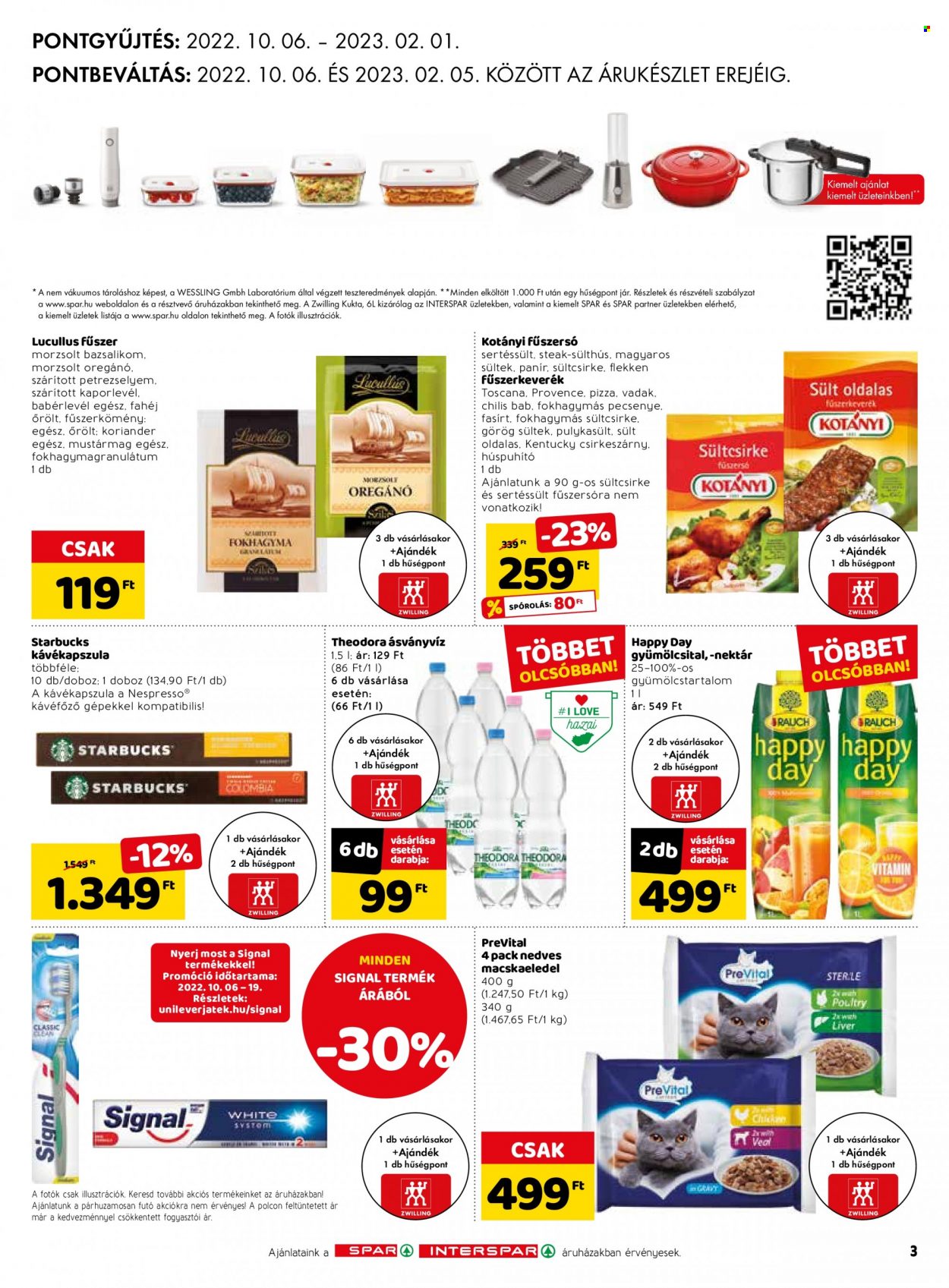 SPAR akciós újságok - 2022.10.06 - 2022.10.12. Oldal 3