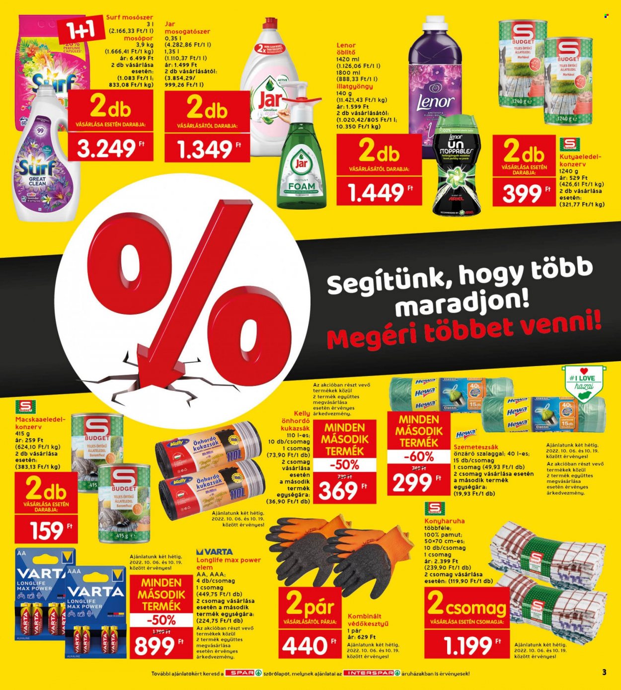 INTERSPAR akciós újságok - 2022.10.06 - 2022.10.12. Oldal 3