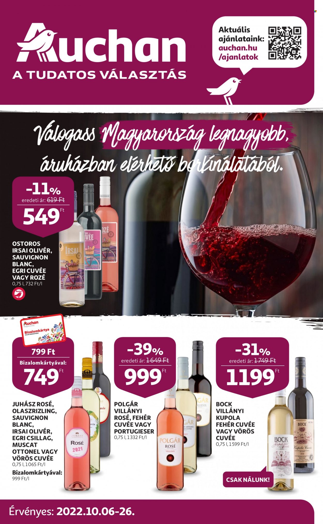 Auchan akciós újságok - 2022.10.06 - 2022.10.26. Oldal 1
