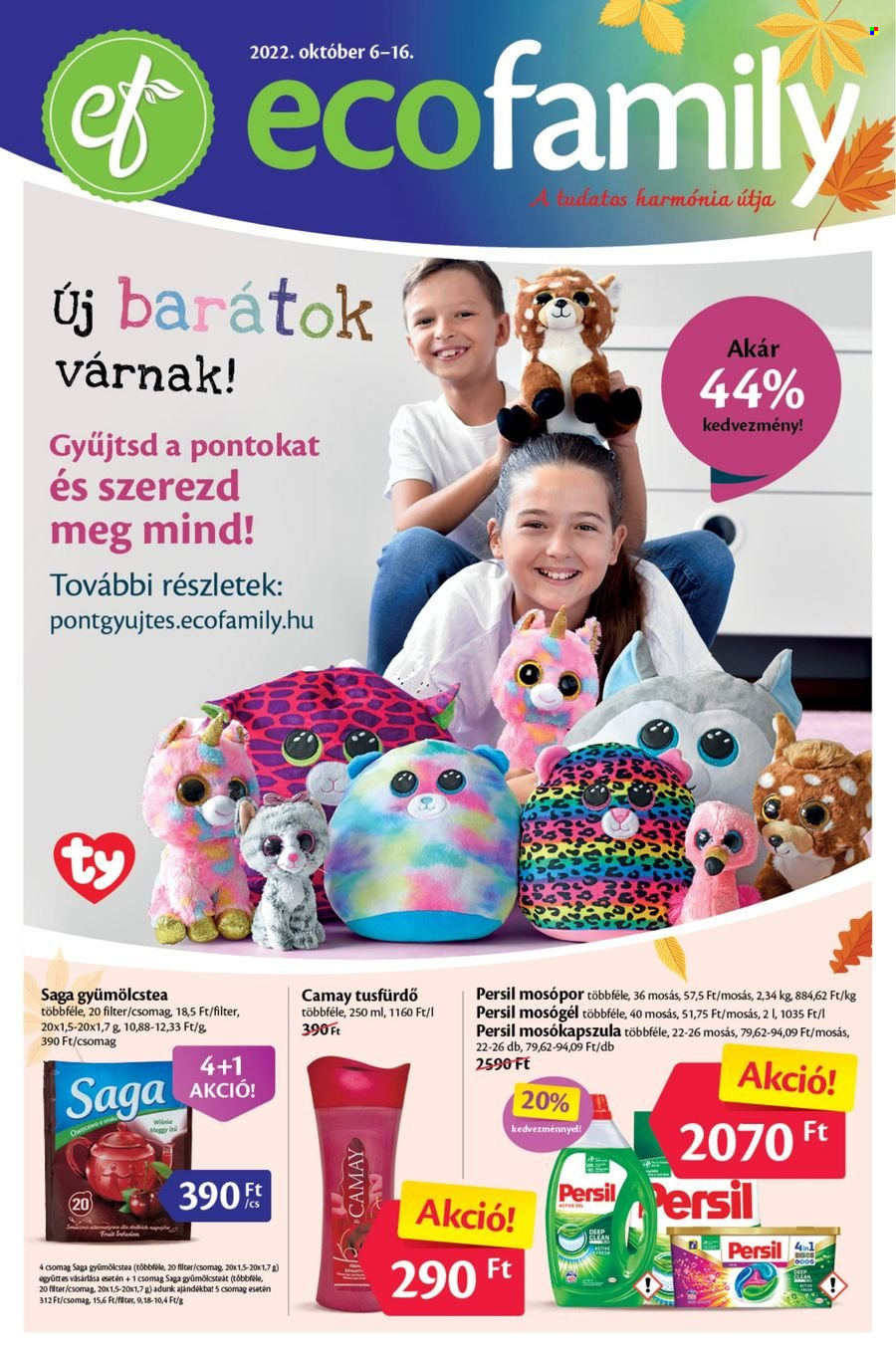 EcoFamily akciós újságok - 2022.10.06 - 2022.10.16. Oldal 1