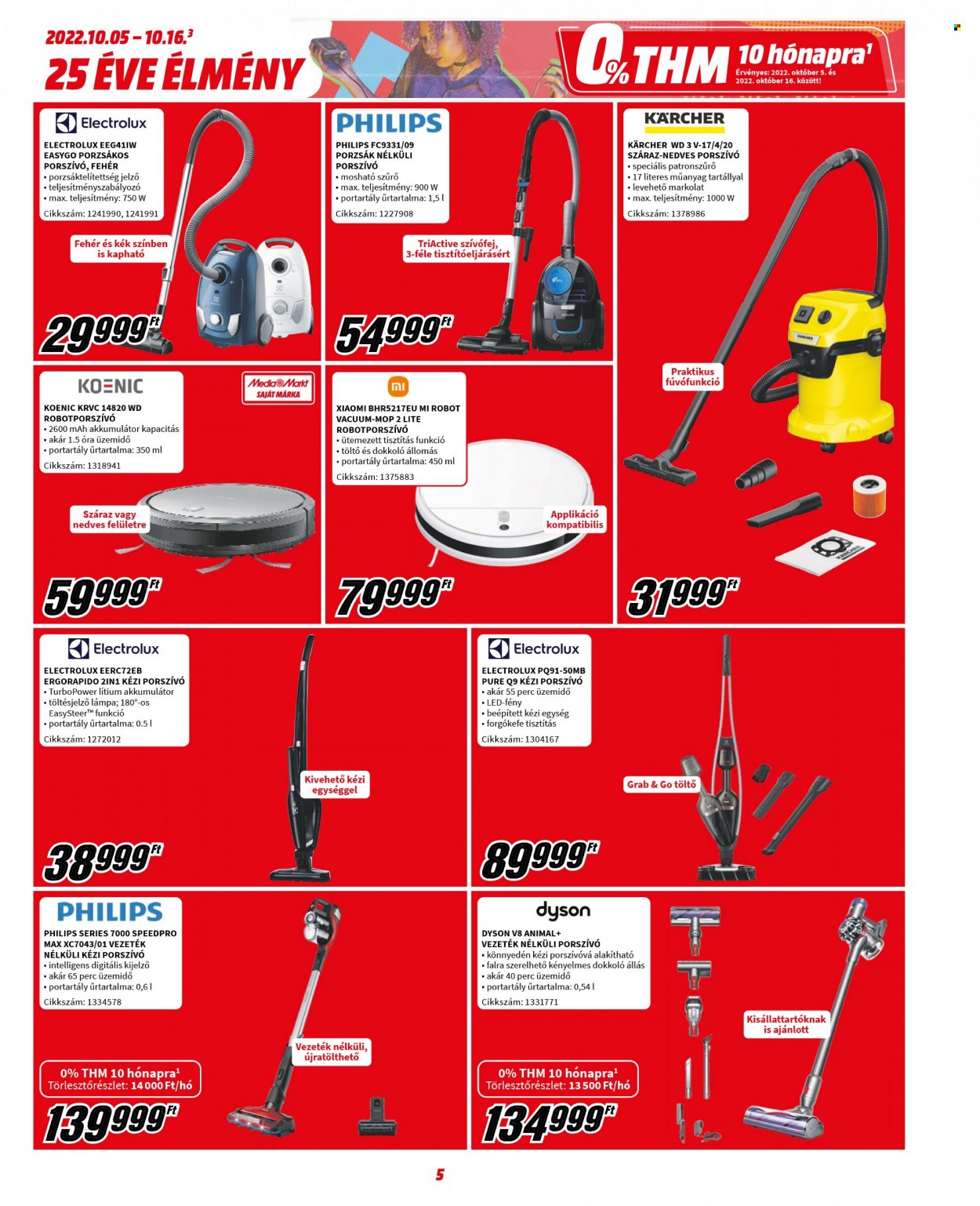 MediaMarkt akciós újságok - 2022.10.05 - 2022.10.16. Oldal 5