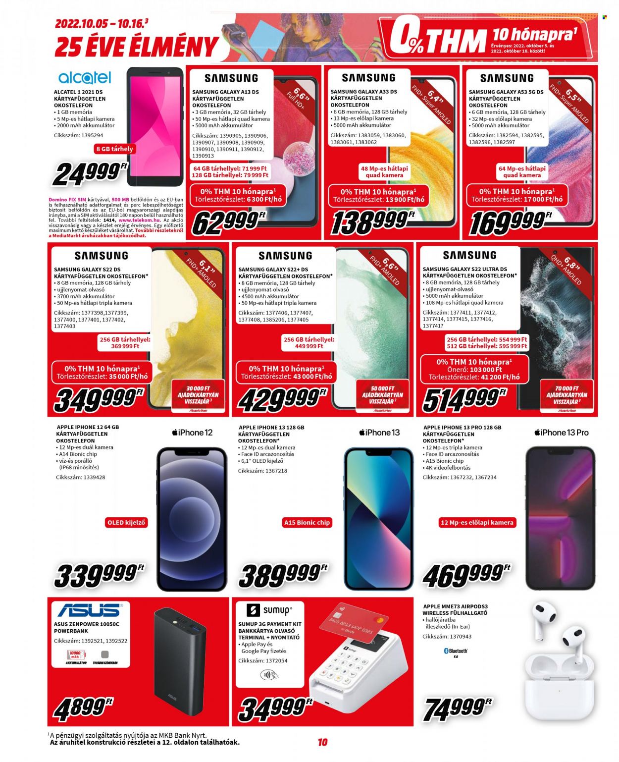 MediaMarkt akciós újságok - 2022.10.05 - 2022.10.16. Oldal 10