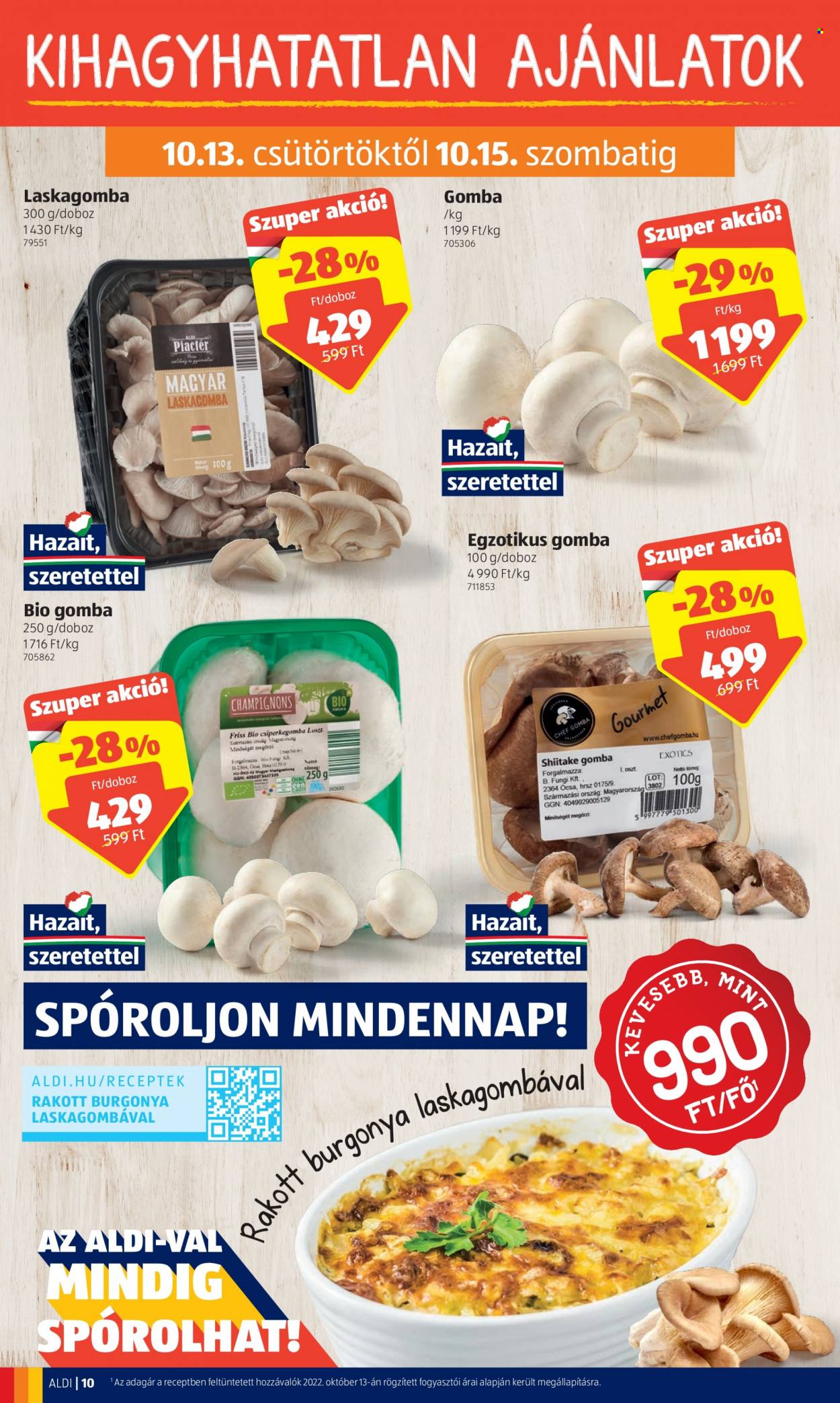 Aldi akciós újságok - 2022.10.13 - 2022.10.19. Oldal 10