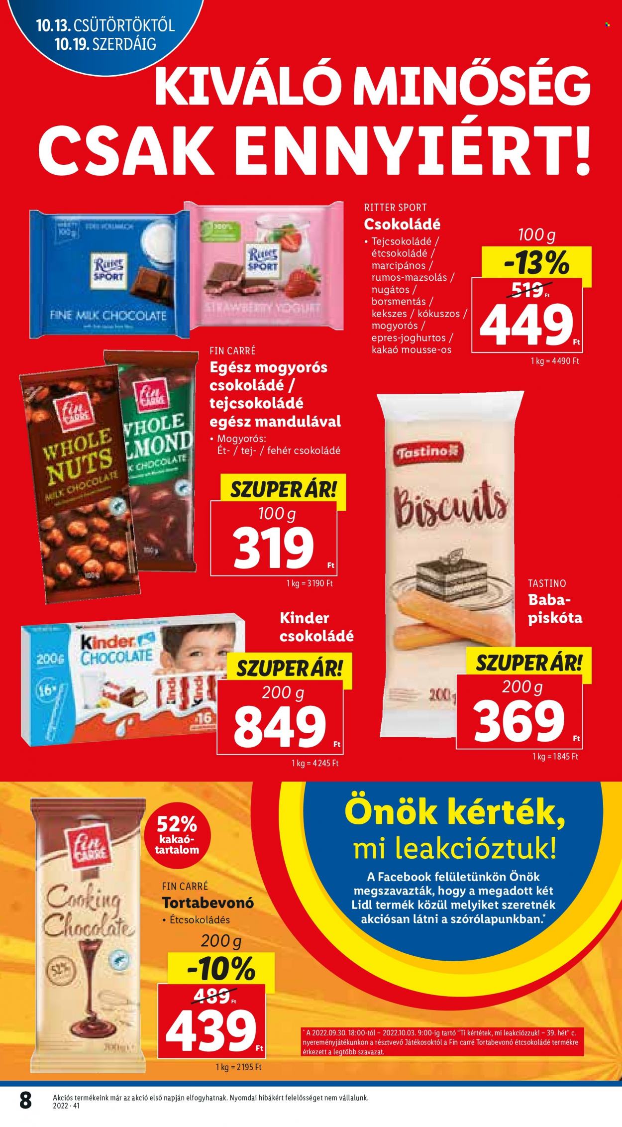 Lidl akciós újságok - 2022.10.13 - 2022.10.19. Oldal 8