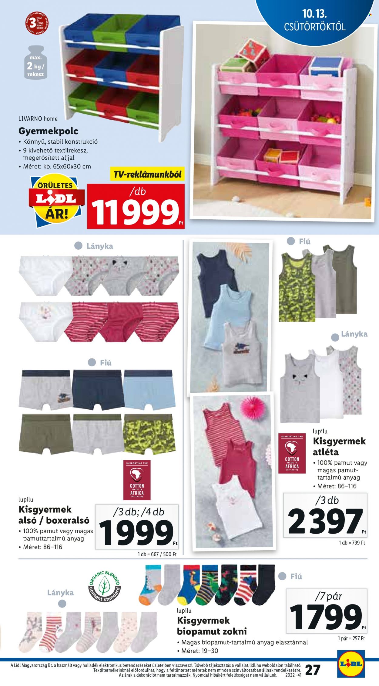 Lidl akciós újságok - 2022.10.13 - 2022.10.19. Oldal 27
