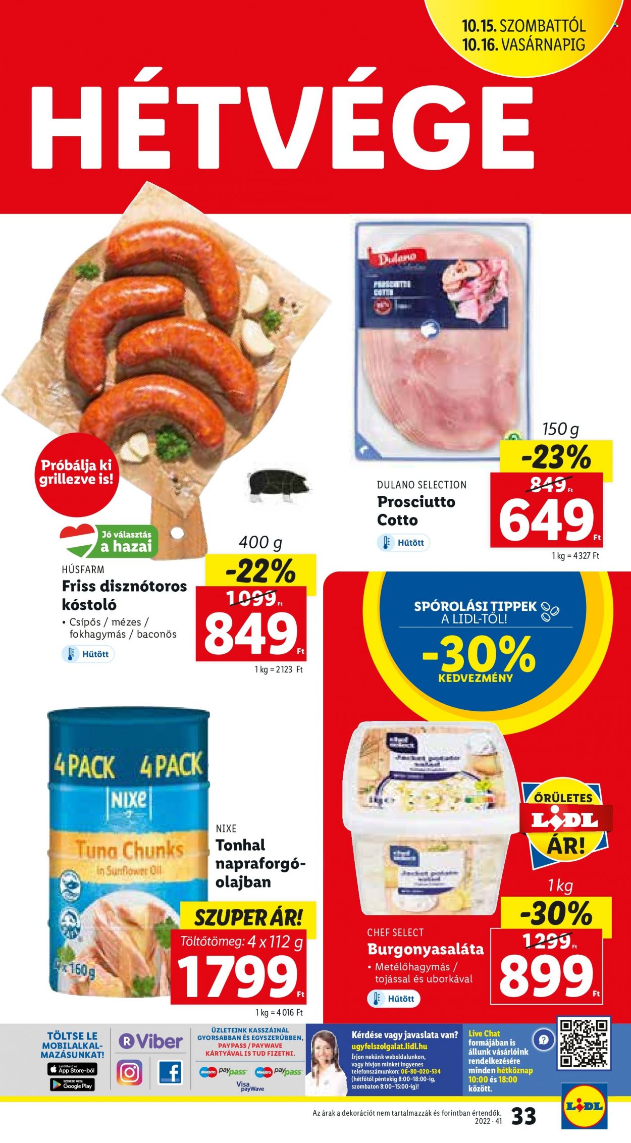 Lidl akciós újságok - 2022.10.13 - 2022.10.19. Oldal 33