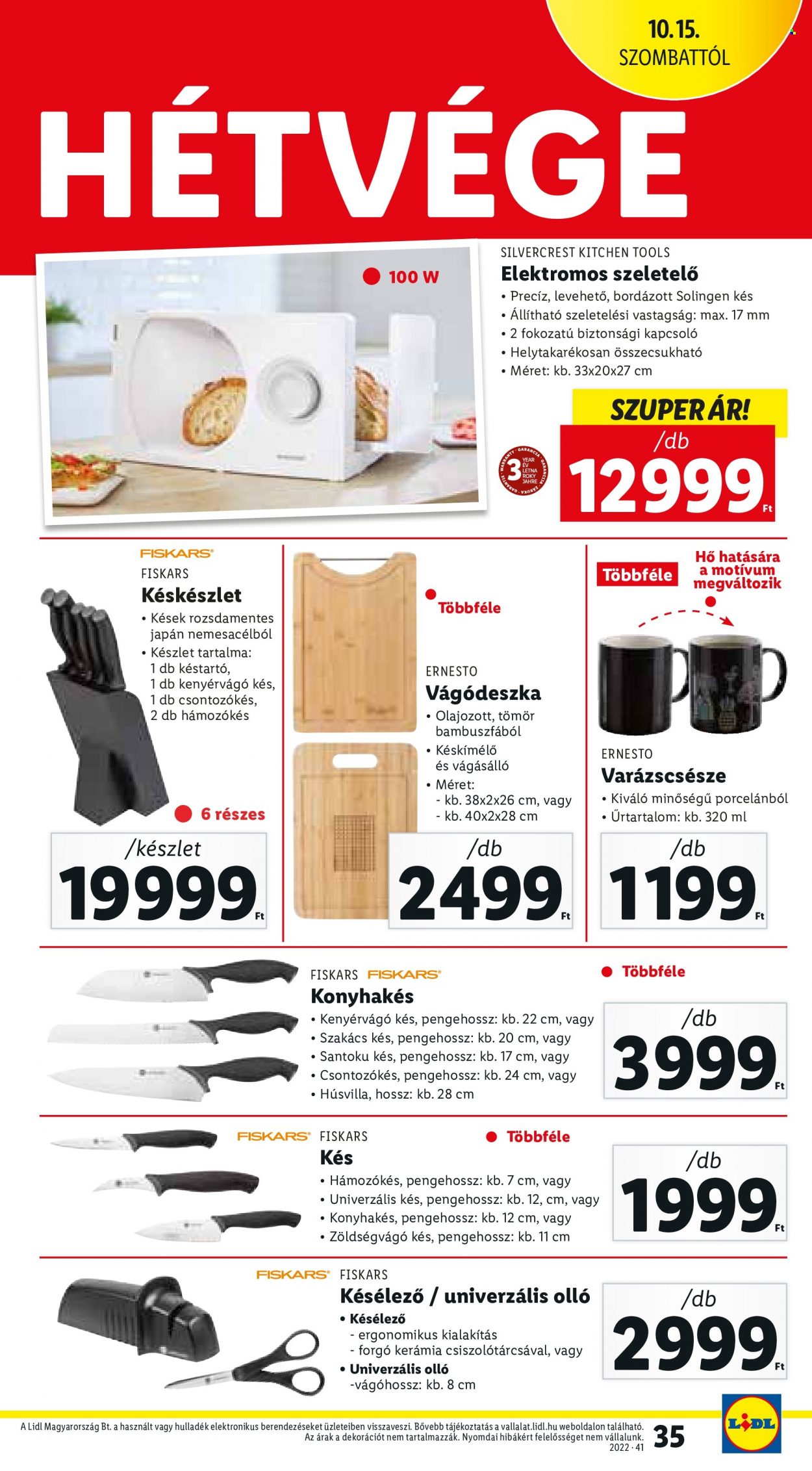 Lidl akciós újságok - 2022.10.13 - 2022.10.19. Oldal 35