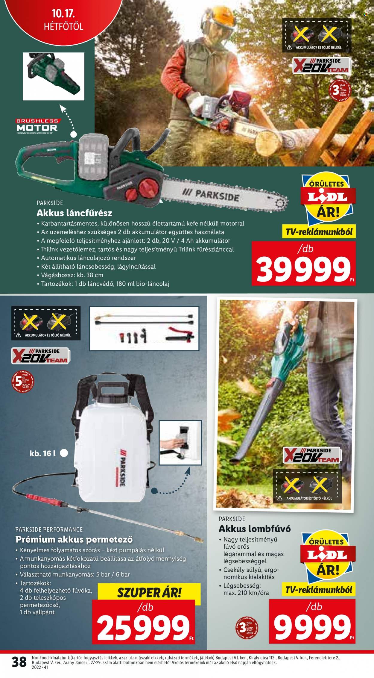 Lidl akciós újságok - 2022.10.13 - 2022.10.19. Oldal 38