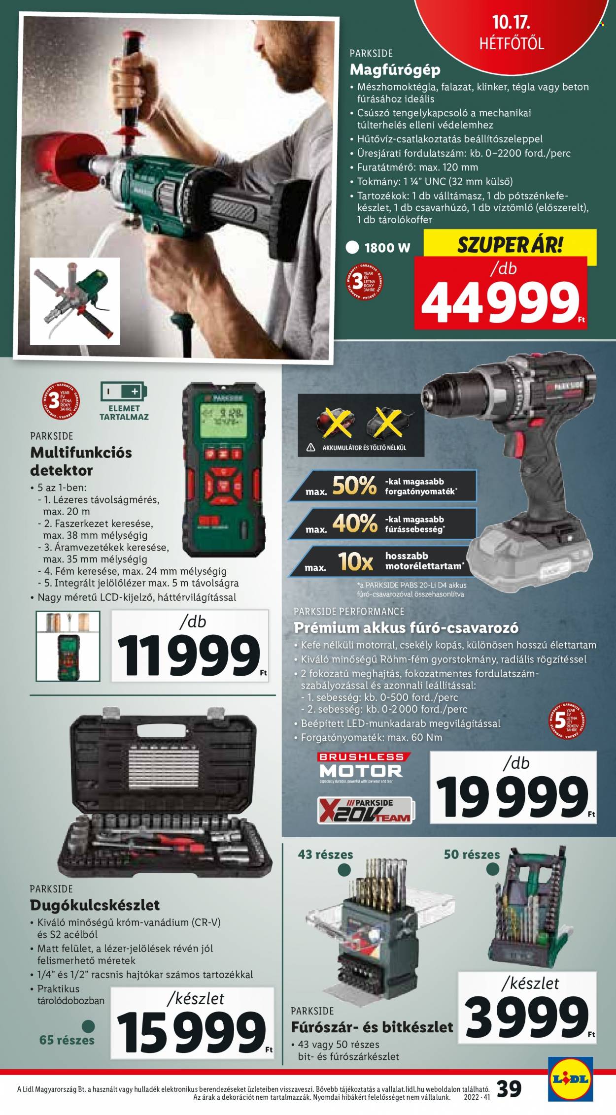 Lidl akciós újságok - 2022.10.13 - 2022.10.19. Oldal 39
