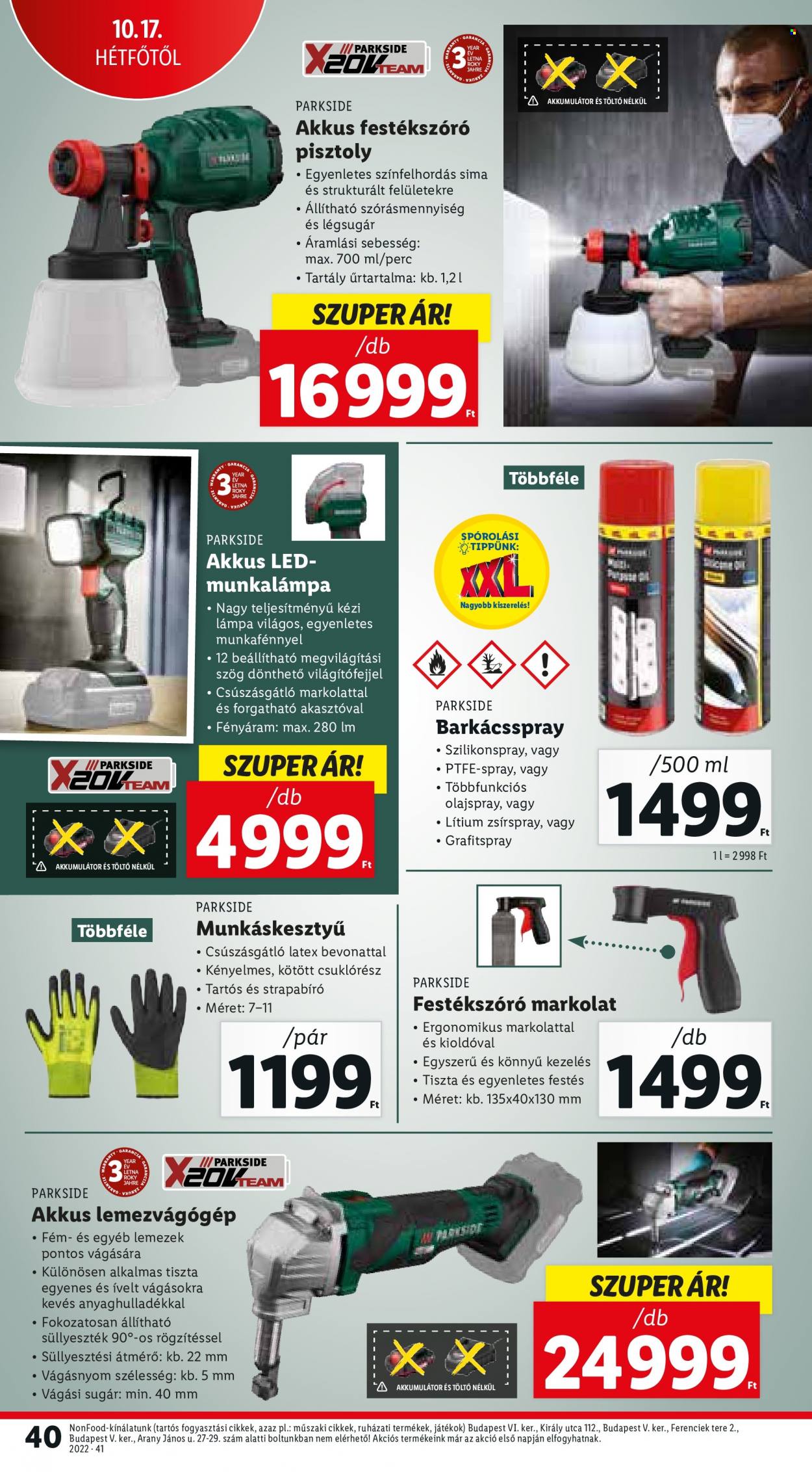 Lidl akciós újságok - 2022.10.13 - 2022.10.19. Oldal 40