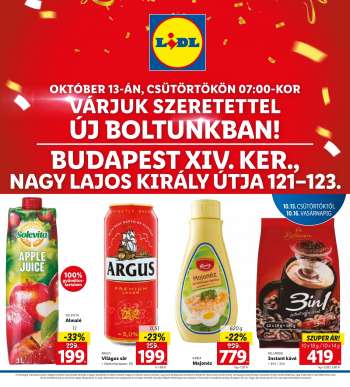 Újság Lidl - 2022.10.13 - 2022.10.16.