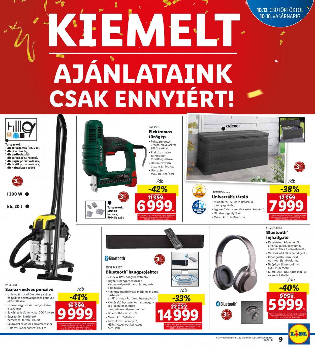 Lidl akciós újságok - 2022.10.13 - 2022.10.16. Oldal 9