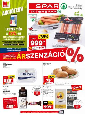 Újság SPAR - 2022.10.13 - 2022.10.19.