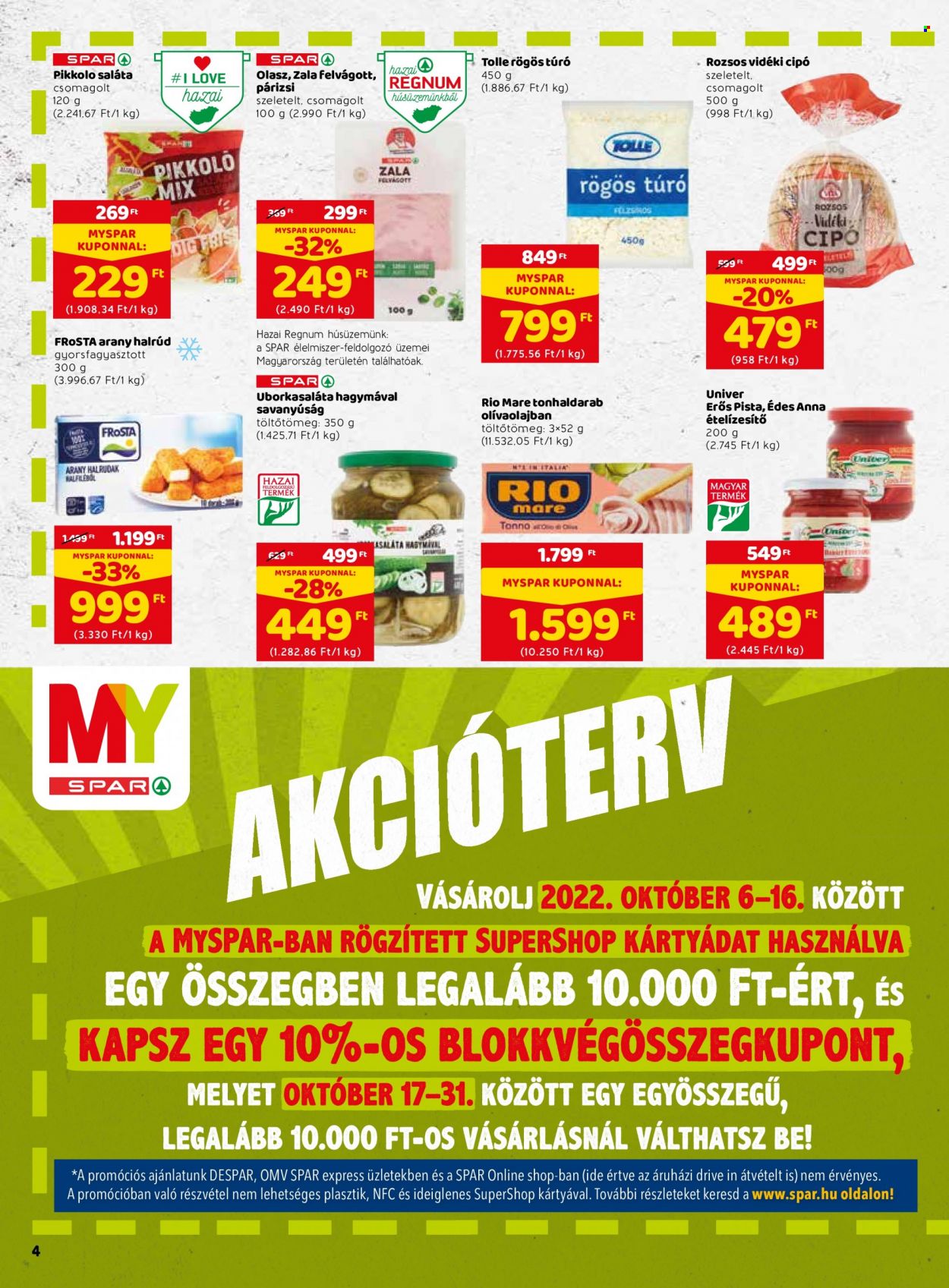SPAR akciós újságok - 2022.10.13 - 2022.10.19. Oldal 6