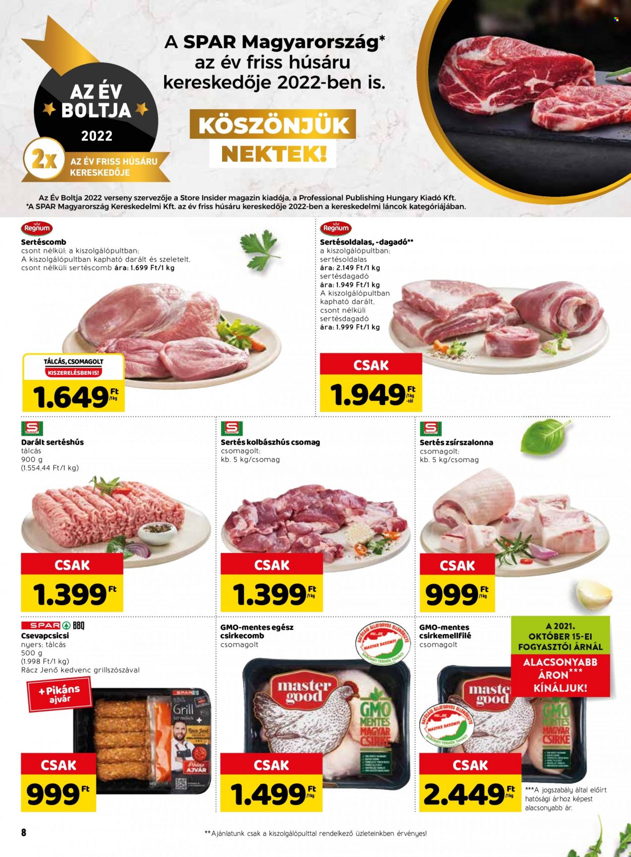 SPAR akciós újságok - 2022.10.13 - 2022.10.19. Oldal 12