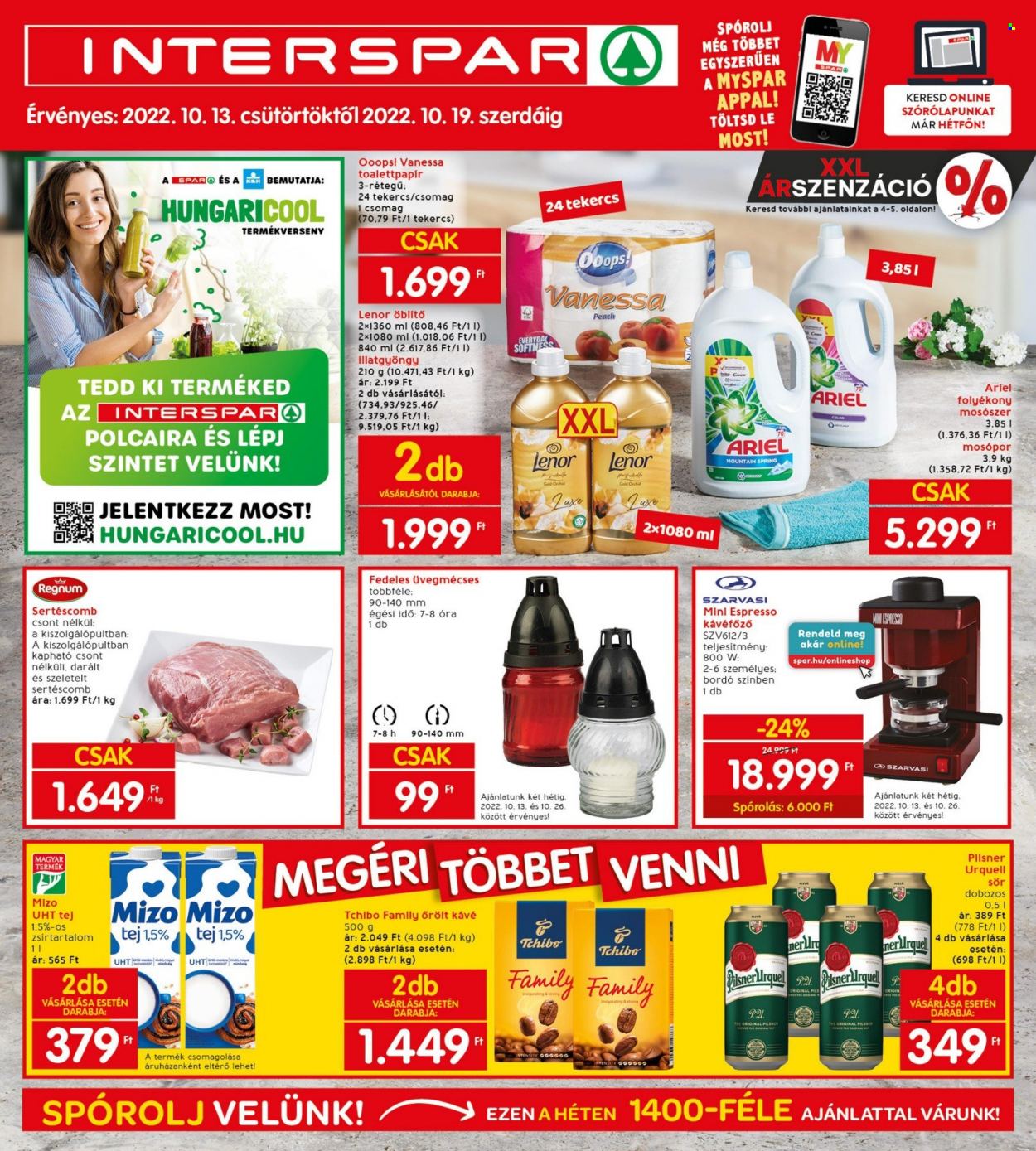 INTERSPAR akciós újságok - 2022.10.13 - 2022.10.19. Oldal 1